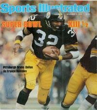 Franco Harris(Pittsburgh Steelers) Autographed Magazine - Autographed NFL Magazines