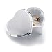 Engraved Silver Plated Heart Trinket Box