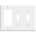 Cooper Wiring 3G White 2Toggle/Deco Plate 2173W-BOX