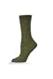 B.ella Women Rosette Extra Fine Merino Wool Floral Texture Crew Sock
