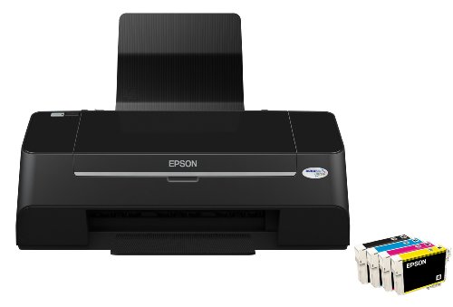 Epson - Stylus S21 - Imprimante jet d'encre compacte - 4 Couleurs - 14 ppm - Noir