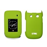 EMPIRE Neon Green Rubberized Snap-On Cover Case for Blackberry Style 9670