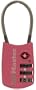 Master Lock 4688DPINK Breast Cancer Research Foundation TSA Resettable Travel Lock, Pink