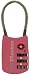 Master Lock 4688DPINK Breast Cancer Research Foundation TSA Resettable Travel Lock, Pink