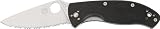 Spyderco Tenacious G-10 Handle Folding Serrated Edge Knife