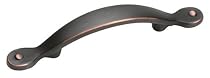 Amerock BP1590-ORB Inspirations Plain 3-Inch Pull, Oil Rubbed Bronze