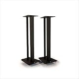 Lovan L-AF2-XX-67XX Affiniti 2-Post Steel Speaker Stands Pair in Black