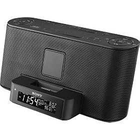 Sony ICF-C1iP - Clock radio with iPod cradle - black