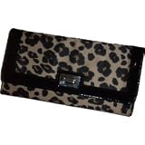 Women's Liz Claiborne Checkbook Wallet Leopard