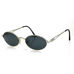 VERSUS Silver-tone Sunglasses with Smoke Colored Lenses. Model: R11-26M