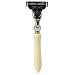 Beauty : The Art of Shaving Mach 3 Razor with Nickel Head, Faux Ivory 1 ea