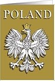 Poland Polish Eagle with Gold Crown Card