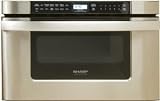 Sharp: KB6524PS 24'' Built-in Microwave Drawer with 1.2 cu. ft. Capacity, 1000 Cooking Watts, 11 Pow