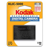 Kodak KLIC-5000 Lithium-Ion Rechargeable Digital Camera Battery for LS743, LS753, LS420, LS443, and LS633