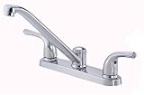 Danze D413011 Melrose Double-Handle Kitchen Faucet with Lever Handle, Chrome