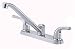 Danze D413011 Melrose Double-Handle Kitchen Faucet with Lever Handle, Chrome
