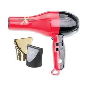 RETURN - Super X Solano 232X 1875 Watt Professional Hair Dryer, Red