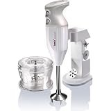 Bamix 391203 deluxe hand mixer in silver.