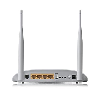 TP-Link TD-W8968 N300 Wireless ADSL2+ Router (White)
