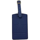 NFL Dallas Cowboys Royal Blue Leather Embossed Logo Bag Tag