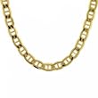 Big Mens Gucci Link Necklace in 14KT Italian Yellow Gold 18-20"