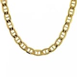 Large Mens Yellow Gold Gucci Necklace Yel Italian Gold