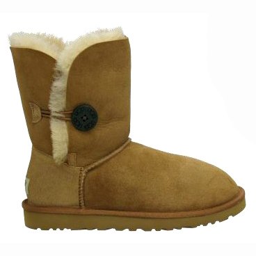 UGG Australia Women's Bailey Button Boots Size 5 (Chesnut)