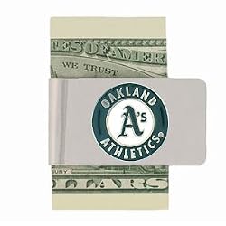 Oakland Athletics Pewter Money Clip