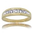 Ladies Diamond Anniversary Ring Band Yellow Gold Size 7.5