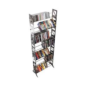 Boltz MM-252 - Rangement CD/DVD - Acier finition Noir - 252 DVD / 385 CD