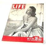Life Magazine May 17, 1948 -- Cover: Mrs. David Niven book cover