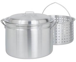Buy Aluminum Stockpot with Steam And Boil Basket - 24 Quart online at Discounted New and Used prices. Delivered to your door with Off-The-Bookshelf.
