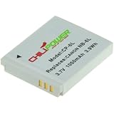 Original ChiliPower NB-6L, CB-2LY 1050Ah Battery for Canon PowerShot D10, D20, S90, S95, S120, SD770 IS, SD980 IS, SD1200 IS, SD1300 IS, SD3500 IS, SD4000 IS, SX170 IS, SX240 HS, SX260 HS, SX270 HS, SX280 HS, SX500 IS, SX510 HS, ELPH 500 HS, Ixus 25 IS, 85 IS, 95 IS, Digital Ixus 105, 200 IS, 210