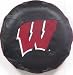 University of Wisconsin Tire Cover - Wave - Black