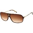 Carrera Cool/S Adult Navigator Full Rim Lifestyle Sunglasses - Brown Havana/Gold/Brown Gradient
