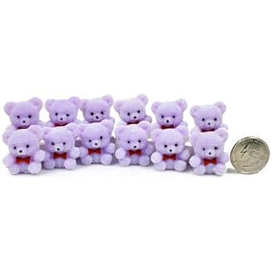 1-Mini-Flocked-Purple-Baby-Teddy-Bears-Pkg-of-24