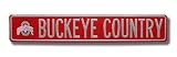 Authentic Street Signs Buckeye Country w/logo Street Sign