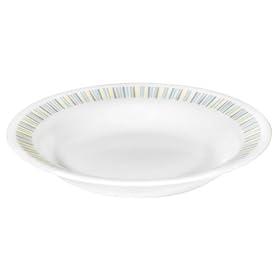 Corelle Lifestyles 15-Ounce Rimmed Soup Salad Bowl, Maritime by Corelle