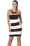Mapal&eacute; by AM:PM Women's Slinky Striped Tube Dress