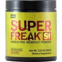 Pharmafreak Super Freak Hybrid Pre-Workout Powder, Fruit Punch, 7.23 Ounce
