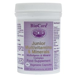 Biocare Junior Multivitamins & Mineral 120 Vegicaps
