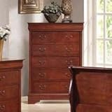 Louis Philippe Chest With Hidden Drawer by Acme Furniture