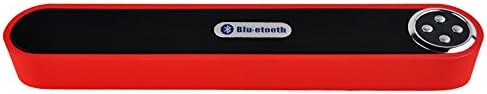 Toppay Rechargable Bluetooth Speaker with Radio, for iphone, ipad, PC,Tablet, Smartphone - Red