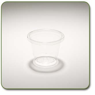 1 Oz. PLA Corn Plastic Biodegradable Portion Cups (Case of 3000)