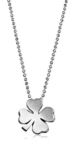Alex Woo "Little Luck" Sterling Silver Clover Pendant Necklace, 16"