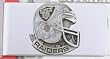 Oakland Raiders Pewter Money Clip