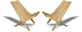 Chair X36 Folding, Selection (No Knots) Set of 2