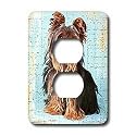 Dogs Yorkshire Terrier - Yorkshire Terrier - Light Switch Covers - 2 plug outlet cover