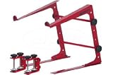 Odyssey LSTANDRED Red DJ Laptop Stand With Clamps DJ Laptop Stand
