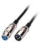 LINDY 6m XLR Cable - Male to Female Black